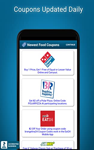 Food Coupons - Burger King etc