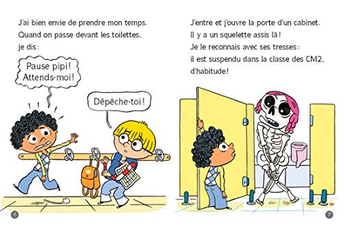 Frissons au CP - le Squelette des Toilettes (Premières lectures)