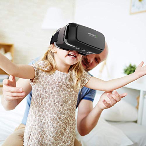 Gafas de Realidad Virtual, Casco VR 3D, Auriculares VR para Videojuegos Películas 3D, Compatible con Teléfonos Android iOS y Otros de 3.5 a 6.0 Pulgadas