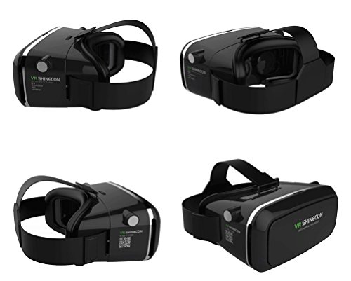 Gafas de Realidad Virtual, Casco VR 3D, Auriculares VR para Videojuegos Películas 3D, Compatible con Teléfonos Android iOS y Otros de 3.5 a 6.0 Pulgadas