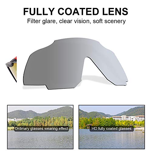 Gafas de sol deportivas polarizadas de Ajing, crazyfire Uv 400, protección irrompible, gafas deportivas protectoras para los ojos, para mujeres, hombres, correr, ciclismo, pesca, golf