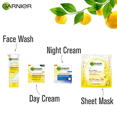 GARNIER SKIN NATURALS LIGHT FAIRNESS FACE WASH 100g