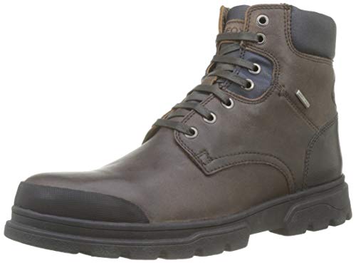 Geox U CLINTFORDB ABX A, Botas Clasicas para Hombre, Marrón (Brown C0013), 45 EU