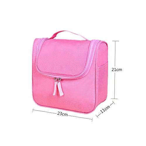 Gespout Neceser de Maquillaje Cosmético Bolsa Paquete Almacenamiento Gran Capacidad Caso de Lápiz Cejas Bra Toalla para Niñas Viaje Hogar Escritorio Accesorios Impermeable Bag(Rosa) 1pcs