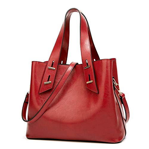 GF- women's bags Paquete de Tendencia de la Personalidad de la Mujer Salvaje Gran Capacidad Hombro Paquete Diagonal (Color : Red)