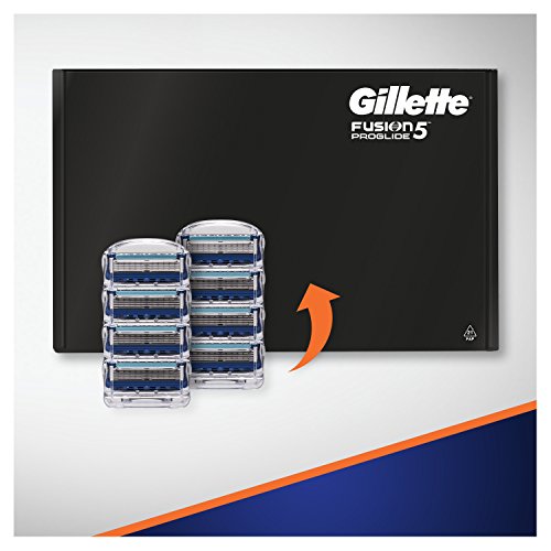 Gillette Fusion5 ProGlide Maquinilla de Afeitar con Tecnología FlexBal + 8 Cuchillas de Recambio