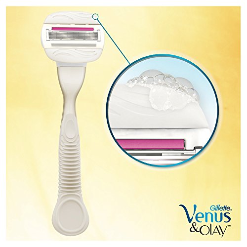 Gillette Venus & Olaz Sugarberry - Paquete de 3 recambios para cuchilla de afeitar para mujer