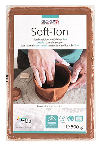 GLOREX 68075137 Soft de Sonido 500 g, Terracota, 17,5 x 11,5 x 1 cm