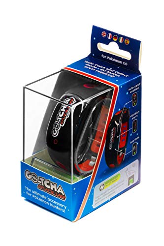 Go-Tcha Evolve LED-Touch Wristband Watch For Pokemon Go with Auto Catch and Spin - Black/Red (Android) [Importación inglesa]