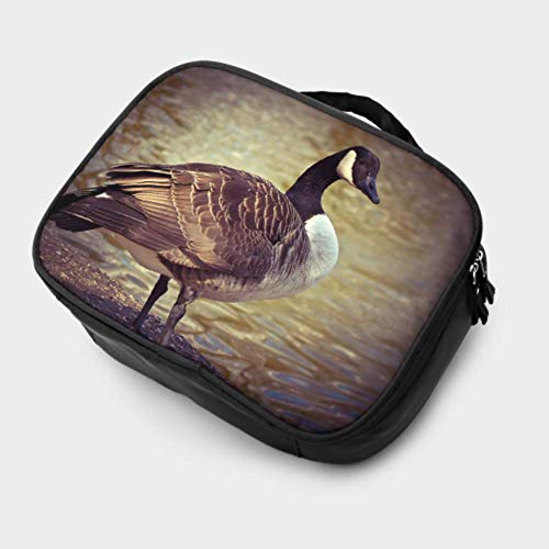 Goose Animal Bird Aves de Corral Greylag Goose Gander Bolsa de Viaje Belleza Niños Bolsa de Aseo Bolsa de Viaje para niñas Bolsa de cosméticos Bolsa Impresa multifunción para Mujeres