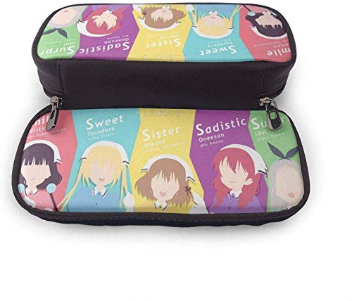 Gsixgoods Estuche Pencil Case Pencil Bag Pouch Storage bag Practical Bag Holder with Zipper - Blend S Maika Sakuranomiya & Hideri Kanzaki