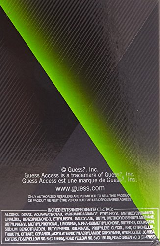 Guess noche acceso Eau de Toilette Spray para hombres, 30 ml