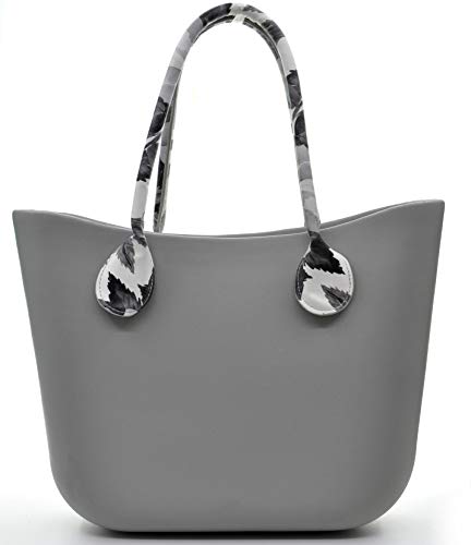 Gyoiamea b359 - Bolso al Hombro para Mujer Grigio 3 Grande larghezza:42cm Altezza:32cm