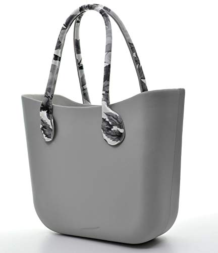 Gyoiamea b359 - Bolso al Hombro para Mujer Grigio 3 Grande larghezza:42cm Altezza:32cm