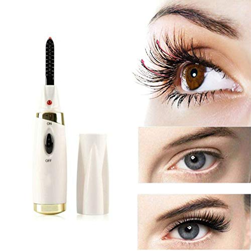 Heated Lash Curler Electric Pen Long Lasting Eye Lashes, Rizador de pestañas con calefacción eléctrica recargable, Rizador de pestañas con calefacción Usb, Rizador pestañas pluma eléctrica (A2)