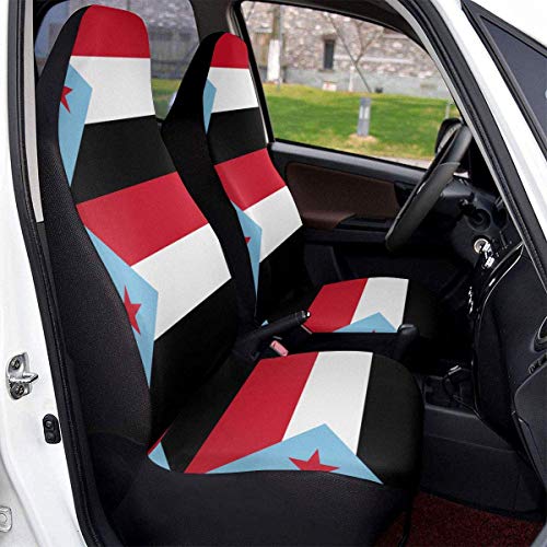 heefan Bandera de Yemen del Sur Fundas para Asientos de automóvil Protectores Accesorios para Asientos de automóvil universales