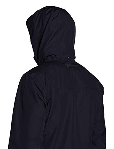 Helly Hansen Dubliner Jacket Chaqueta Chubasquero para Hombre de Uso Diario y para Actividades marítimas con la tecnología Helly Tech, Azul (Marino), 2XL