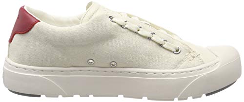 heybrid Sneaker mit Patch, Zapatillas para Mujer, Blanco (Natur 5103022), 38 EU