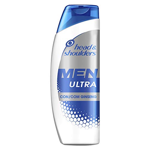 H&S Men Ultra Frescor Instantáneo Champú Anticaspa 225ml, Con Extracto De Menta Y Ginseng