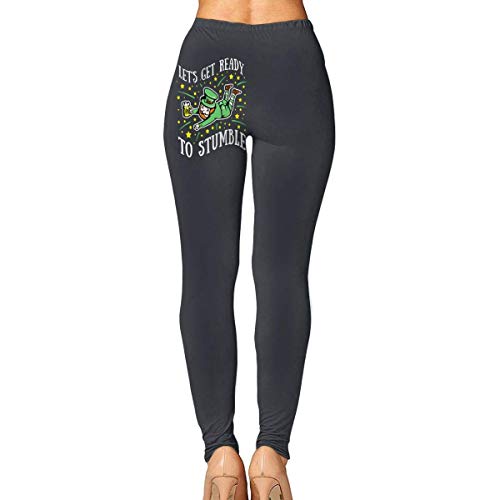 Irener Leggings de Entrenamiento Deportivo con pantalón de Yoga Let's Get Ready to Stumble High Waist Tummy Control Womens Yoga Workout Pantsn