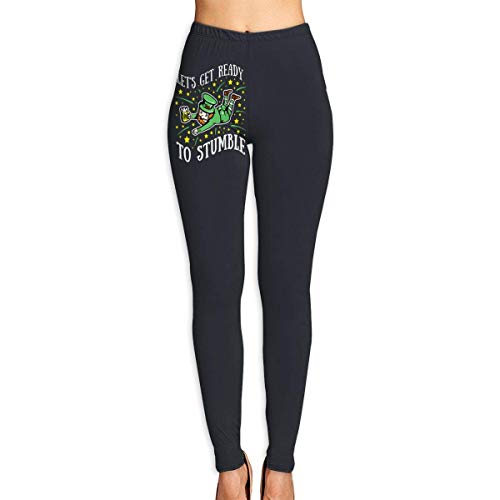 Irener Leggings de Entrenamiento Deportivo con pantalón de Yoga Let's Get Ready to Stumble High Waist Tummy Control Womens Yoga Workout Pantsn