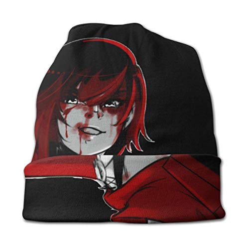 IUBBKI RWBY Blake Belladonna Gorro de calavera fino diario unisex, cálido, holgado y suave, negro