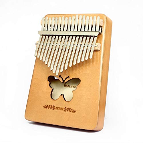 JIANG Pulgar Piano Kalimba Pulgar del Piano 17 Teclas con la Caoba de Madera del Piano portátil de Regalos for niños y Principiantes Piano Profesional (Color : 003, Size : 13 * 18cm)