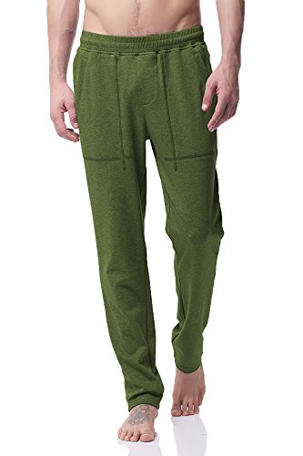 Jogging Hombre,Trainning Pants, Pantalones Deportivos, Joggers Pantalón Largo, PH-20(S,Green)