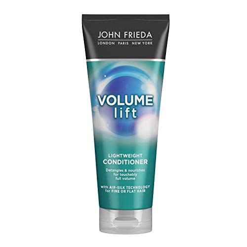 John Frieda Acondicionador Volumen 7 Días 250ml | Pelo Fino y Encrespado | Antiencrespamiento | Solido