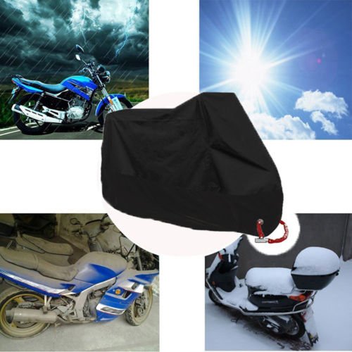 JOYEUX Funda Moto 190T Cubierta Impermeable de Motocicleta Protector Cubierta para Moto/Motocicleta Funda Cubre Moto Impermeable