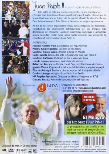 Juan Pablo II. El Santo Que Amaba A España [DVD]