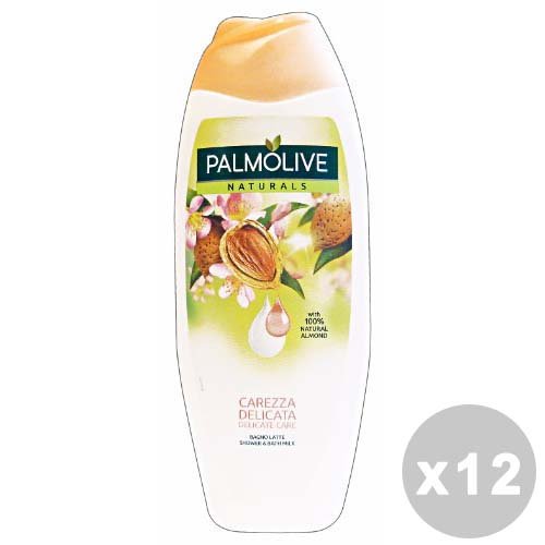 Juego de 12 Palmolive Baño 500 ml. Almendra Carezza delicado saponi y cosméticos