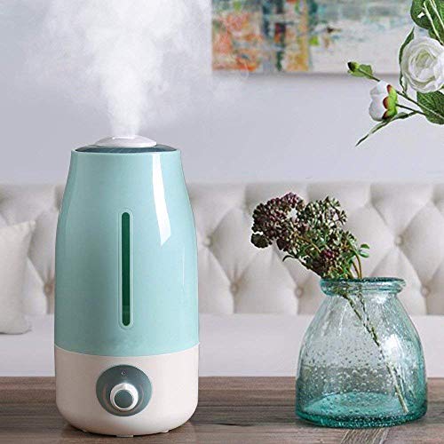 JXX Lámpara de Humidificación Dormitorio Emblemático Escritorio Mini Aire Máquina de Perfume Mini Mute Creativo, Azul, a