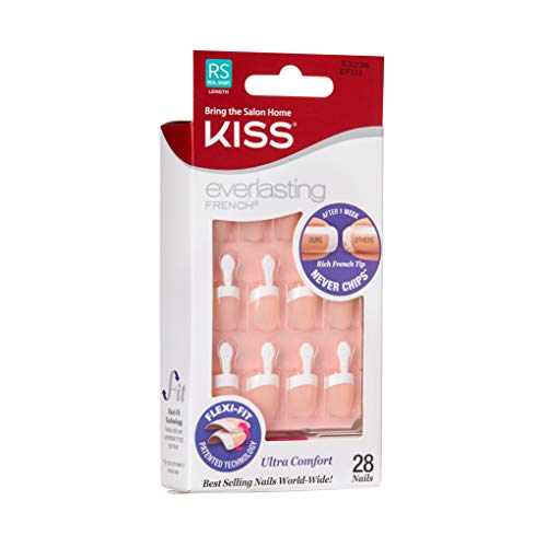 Kiss Ef01 French Manicure Press On Nail Set by Kiss