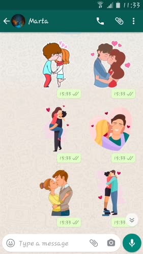 Kisses & Lips Stickers For Whatsapp – WAStickerApp