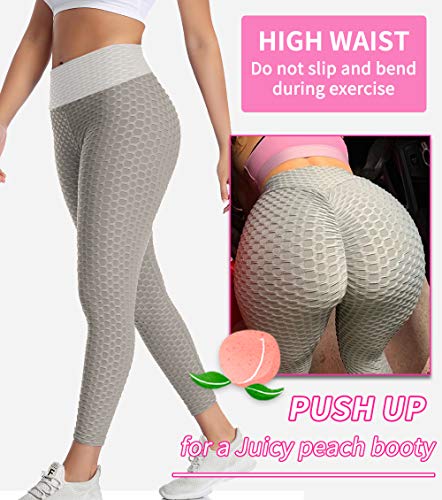 KIWI RATA Mallas Push up Mujer Leggins Deportivos Yoga Leggings de Cintura Alta Pantalones Deporte para Fitness Running Elásticos y Transpirables