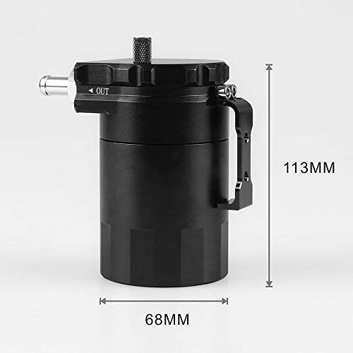 KKmoon - Filtro Universal de Aceite con Filtro de Aire para Motor de Aire, Separador de depósito, depósito de Aceite