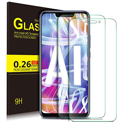 KuGi Huawei Mate 20 Lite Protector de Pantalla, Huawei Mate 20 Lite Cristal Templado [9H Dureza] [Alta Definicion] Protector de Pantalla para Huawei Mate 20 Lite (Paquete de 2)