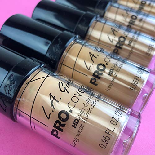 L.A. Girl Base de Maquillaje Pro Coverage Illuminating Porcelain 28 ml (GLM643)