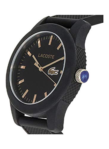 Lacoste 2010818 - Reloj analógico de pulsera para hombre, correa de silicona