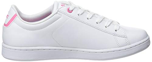 Lacoste Carnaby EVO BL 2 SUJ, Zapatillas Unisex Adulto, Blanco (B53 White/Pink), 38 EU