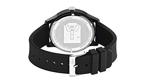 Lacoste Reloj Analógico para Hombre de Cuarzo con Correa en Silicona 2010986