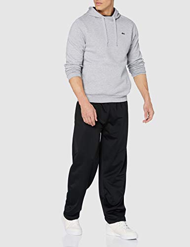 Lacoste Sport SH2128 Sudadera, Multicolor (Argent Chine/Marine), X-Small (Talla del fabricante: 2) para Hombre