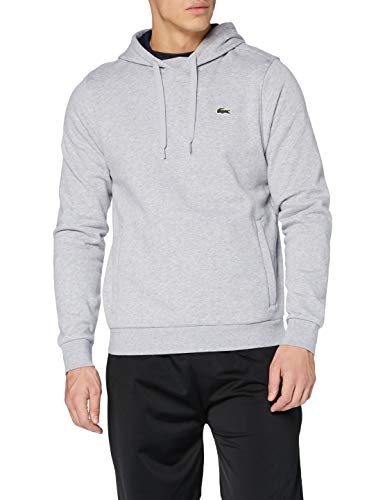 Lacoste Sport SH2128 Sudadera, Multicolor (Argent Chine/Marine), X-Small (Talla del fabricante: 2) para Hombre