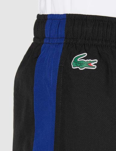 Lacoste XH3661 Pantalón Deportivo, Noir/Cosmique-Blanc-cosmi, M para Hombre