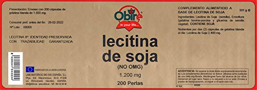 Lecitina de Soja 1.200 mg 200 perlas