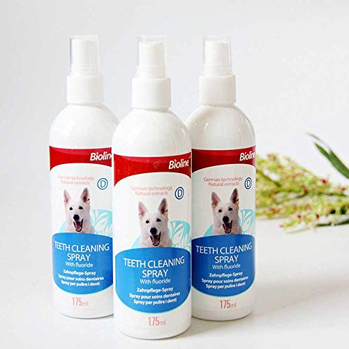 Leegoal - Ambientador oral natural para perro, blanquea los dientes, elimina el mal aliento, mejora la salud bucal y el cuidado dental para perros