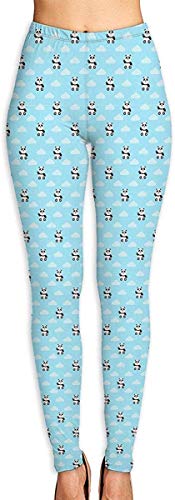 Leggings de Entrenamiento Deportivo con pantalón de Yoga Cute Panda Cartoon Provide Women with High-Waisted, Leggings de Yoga para Gimnasio Ultra Suaves y livianos