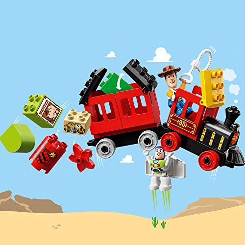 LEGO DUPLO - Tren de Toy Story, Juguete de Construcción con Personajes de la Película de Pixars y Figura de Woody y Buzz Lightyear (10894)