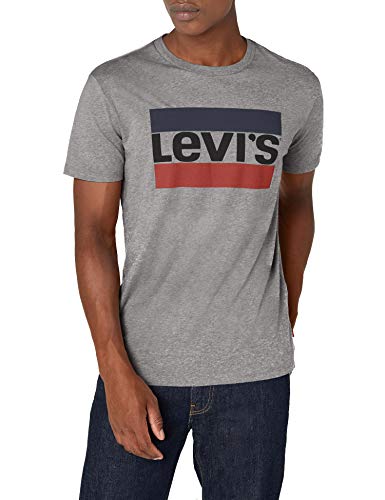 Levi's Graphic Camiseta, Gris (84 Sportswear Logo Grey Midtone Grey Htr 0002), Medium para Hombre